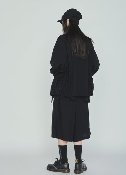 Cotton-Linen Poplin HALF PANTS