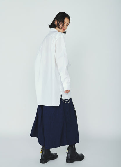 COTTON/LINEN CANVAS SOFRON HAKAMA PANTS
