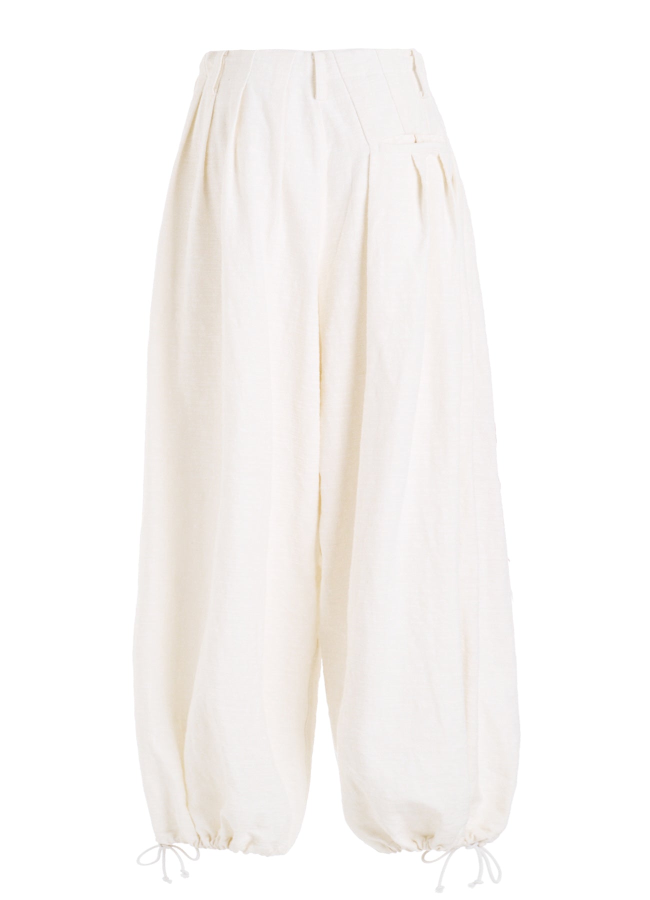 COTTON/LINEN FLOWER EMBROIDERY BALLOON PANTS – THE SHOP YOHJI YAMAMOTO