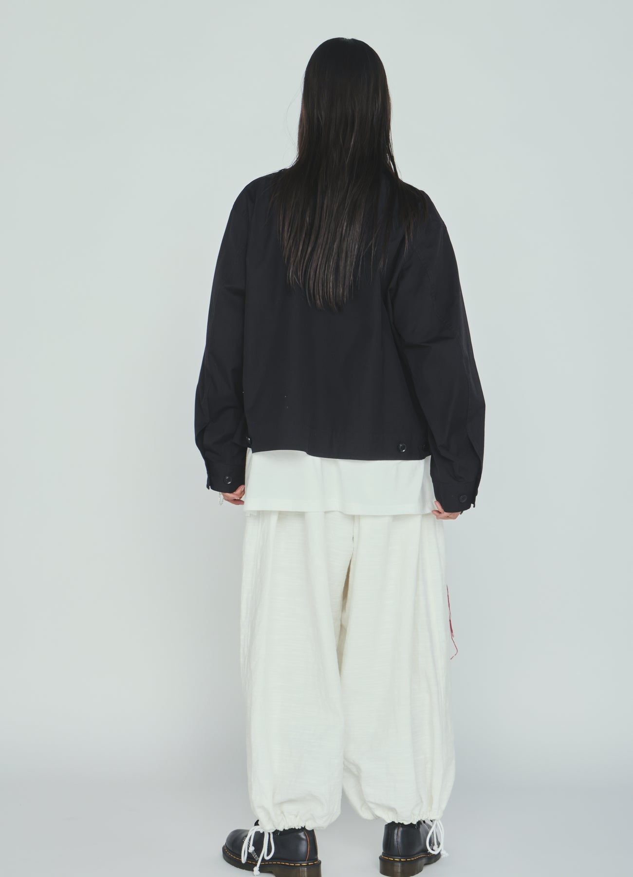 COTTON/LINEN FLOWER EMBROIDERY BALLOON PANTS – THE SHOP YOHJI YAMAMOTO