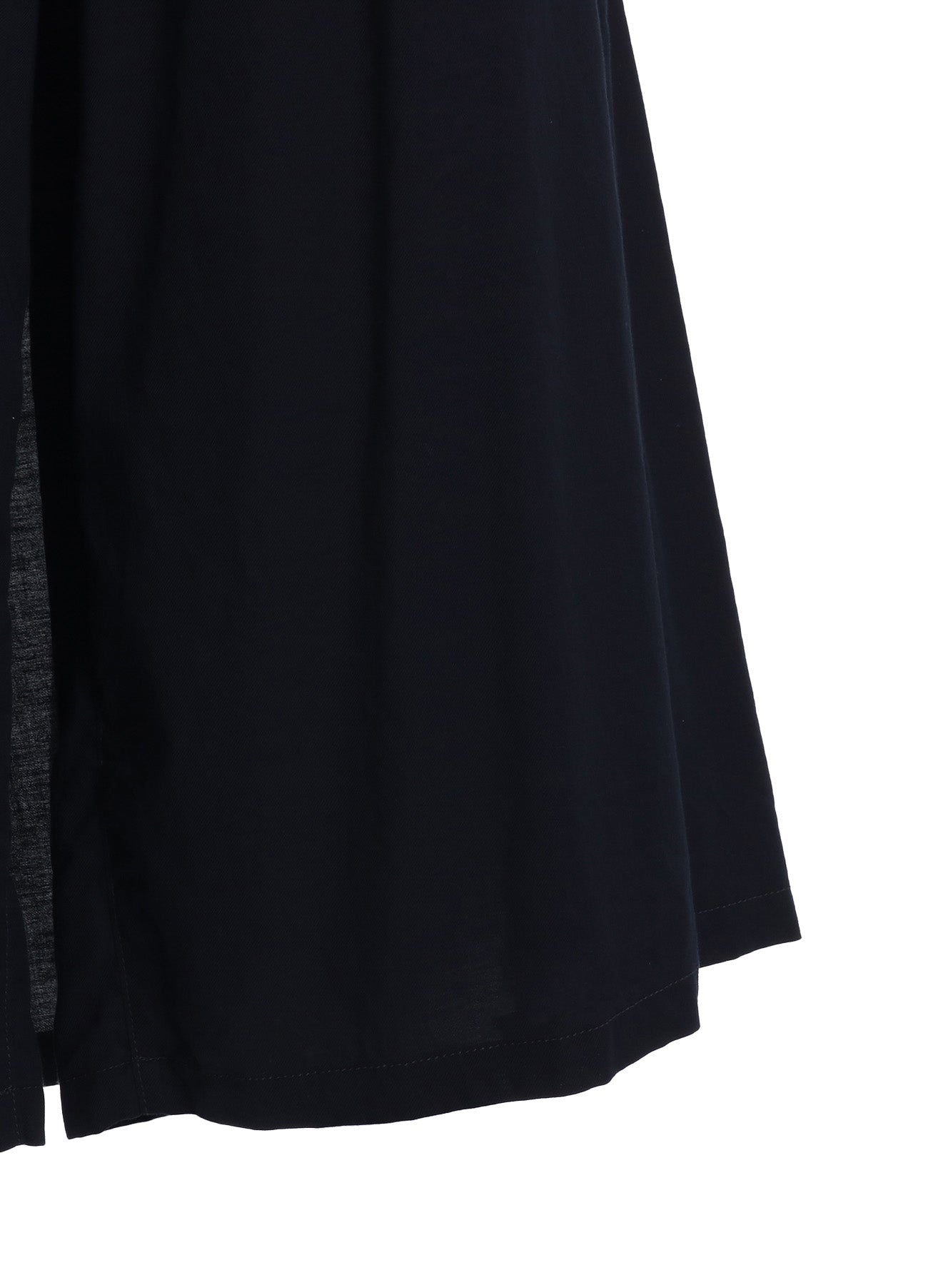 ORGANIC COTTON WASHER WRAP CULOTTE PANTS WITH  SASHIKO EMBROIDERY