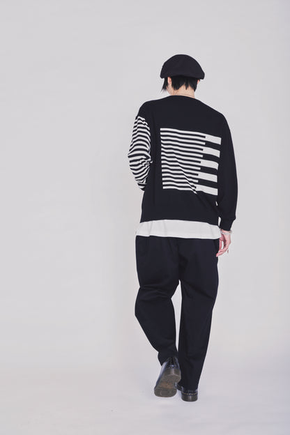 COTTON TWILL GATHERED POCKET TAPED PANTS