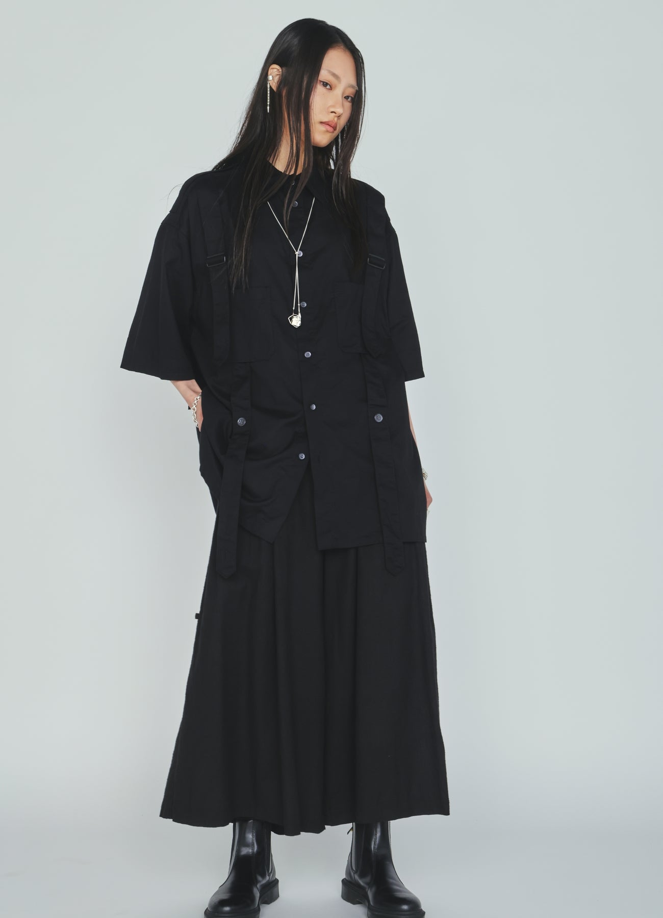 INDIAN KADI SIDEBANDED CULOTTE PANTS
