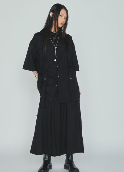 INDIAN KADI SIDEBANDED CULOTTE PANTS