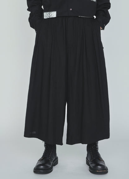INDIAN KADI SIDEBANDED CULOTTE PANTS