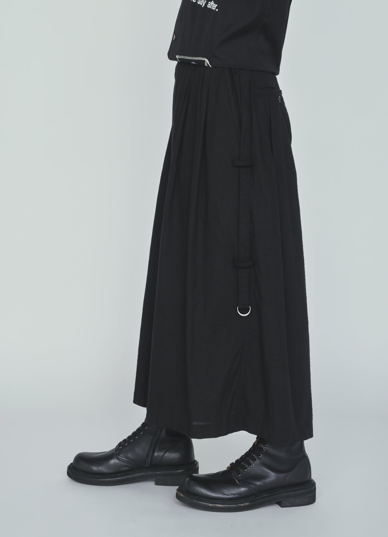 INDIAN KADI SIDEBANDED CULOTTE PANTS – THE SHOP YOHJI YAMAMOTO