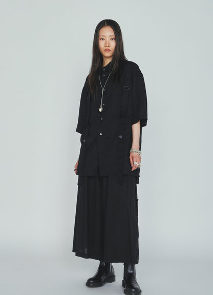INDIAN KADI SIDEBANDED CULOTTE PANTS