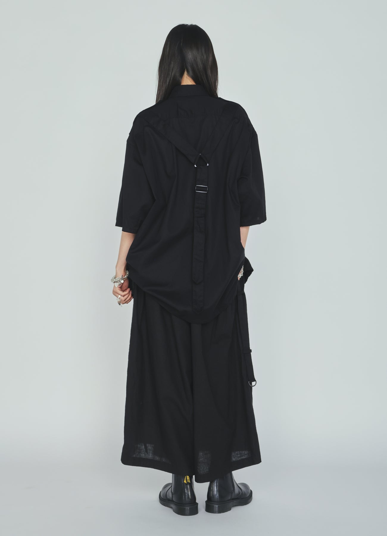 INDIAN KADI SIDEBANDED CULOTTE PANTS