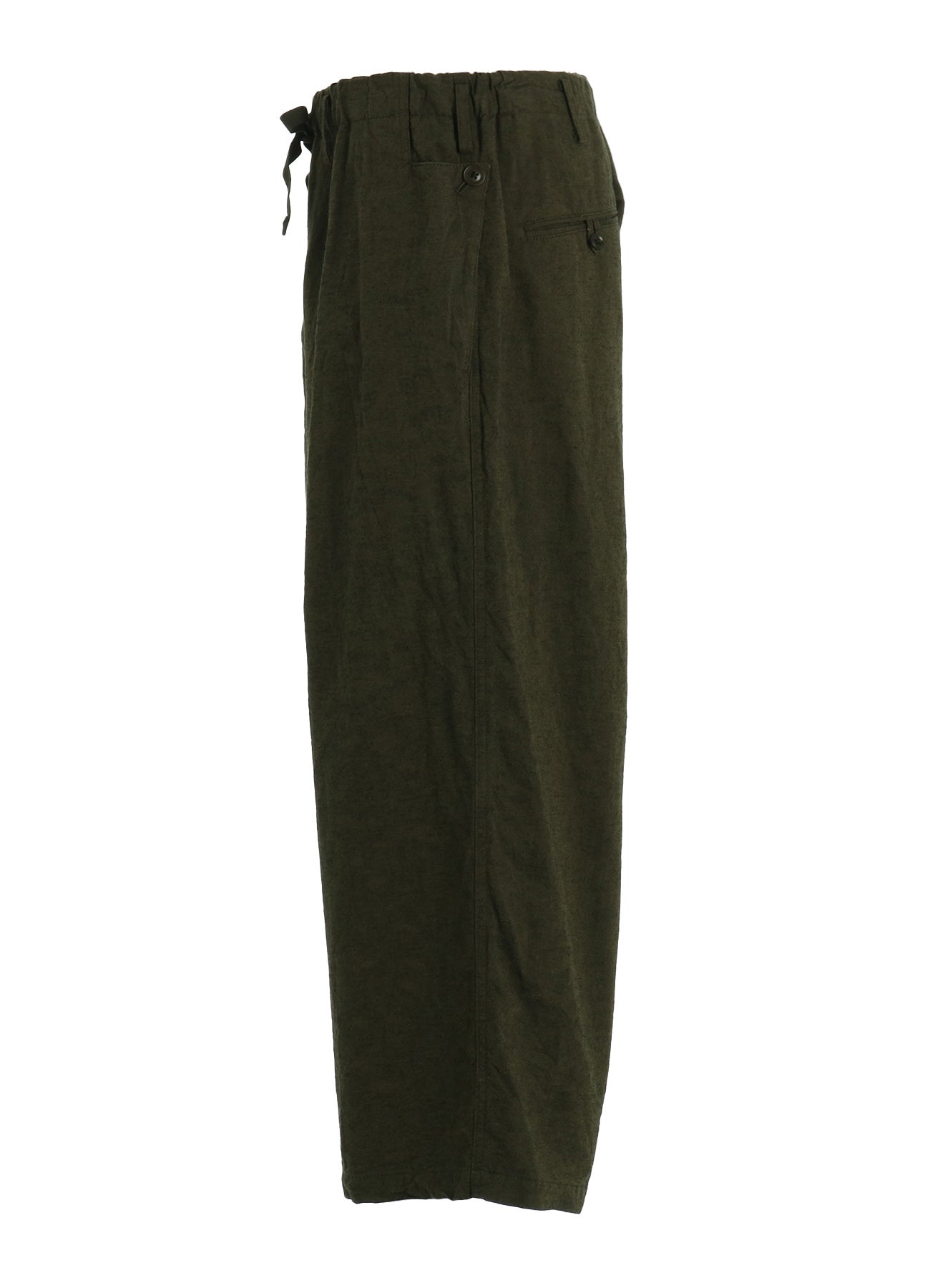 COTTON/LINEN CANVAS SOFRON FOLDABLE POCKET PANTS – THE SHOP YOHJI