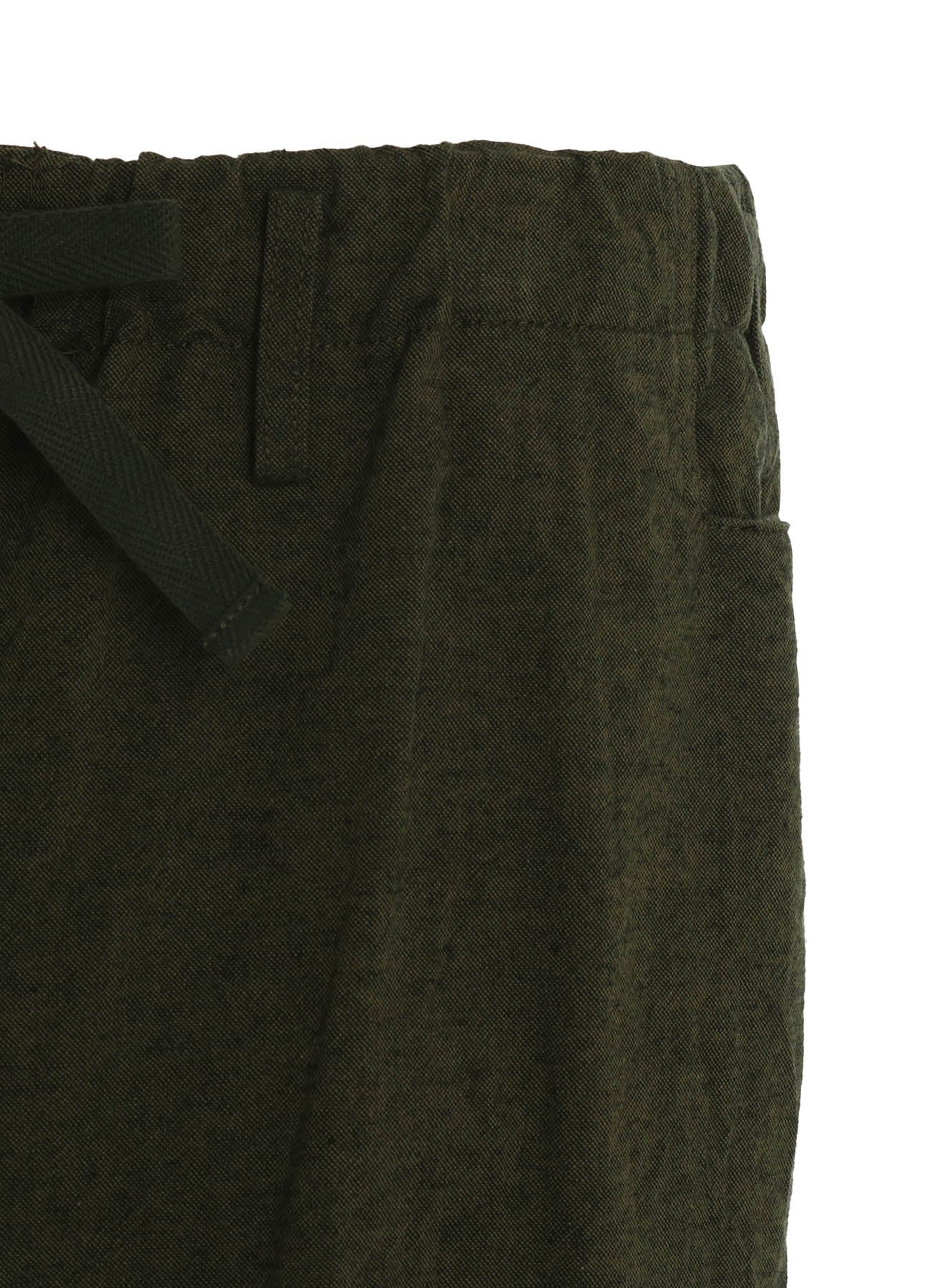 COTTON/LINEN CANVAS SOFRON FOLDABLE POCKET PANTS
