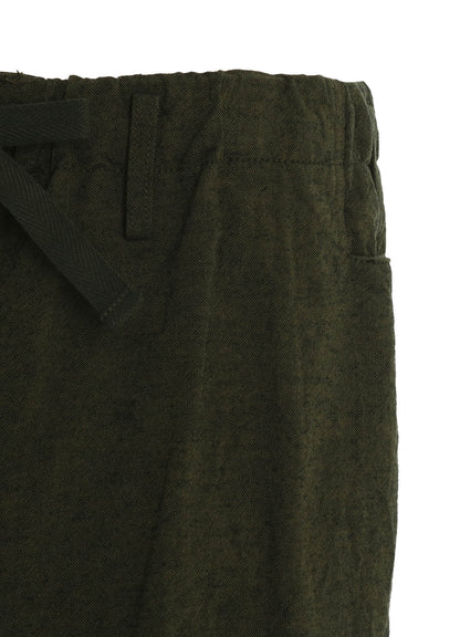 COTTON/LINEN CANVAS SOFRON FOLDABLE POCKET PANTS