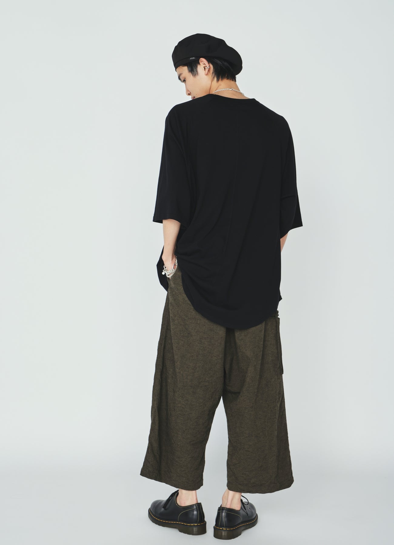 COTTON/LINEN CANVAS SOFRON FOLDABLE POCKET PANTS