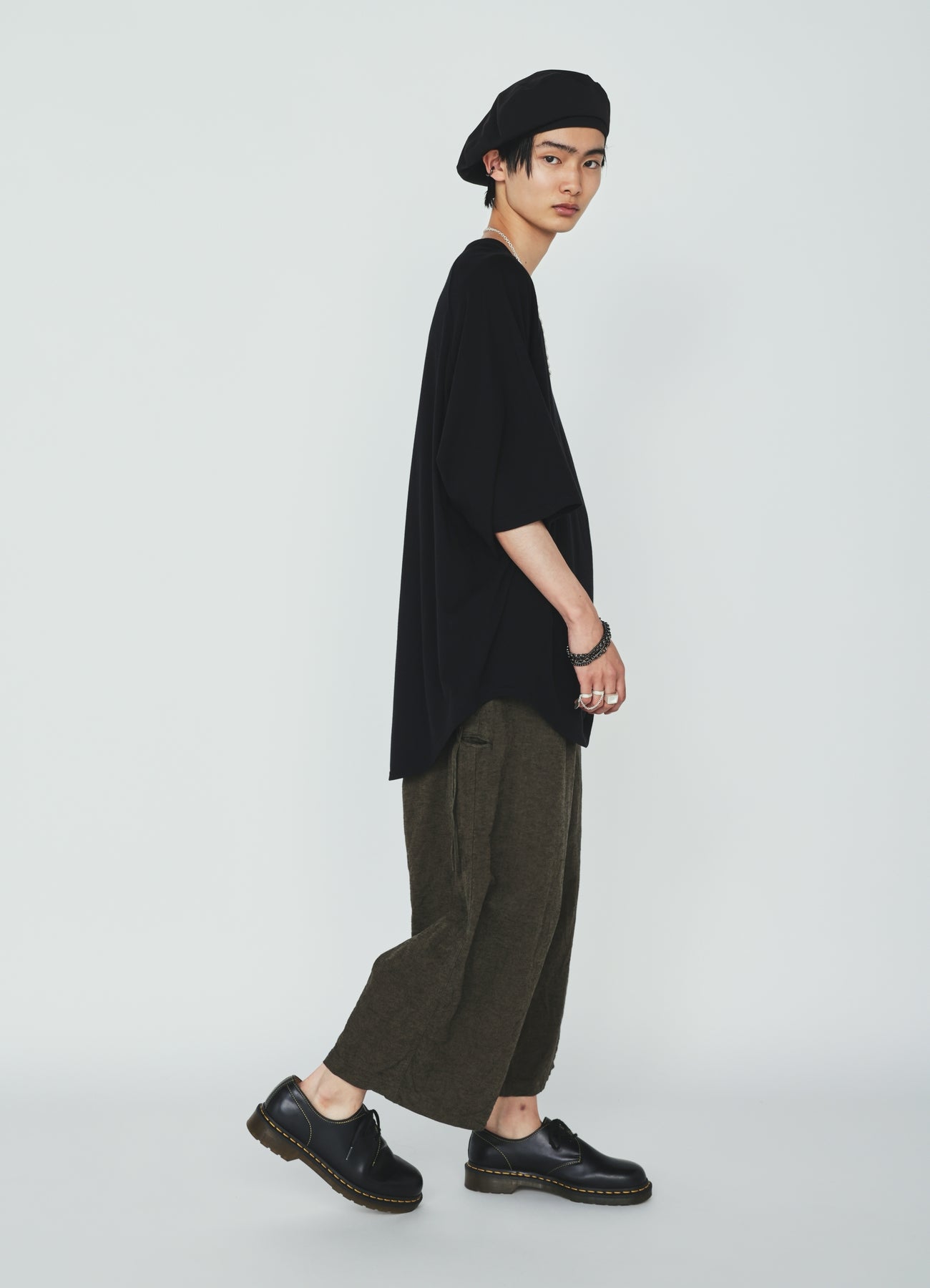COTTON/LINEN CANVAS SOFRON FOLDABLE POCKET PANTS