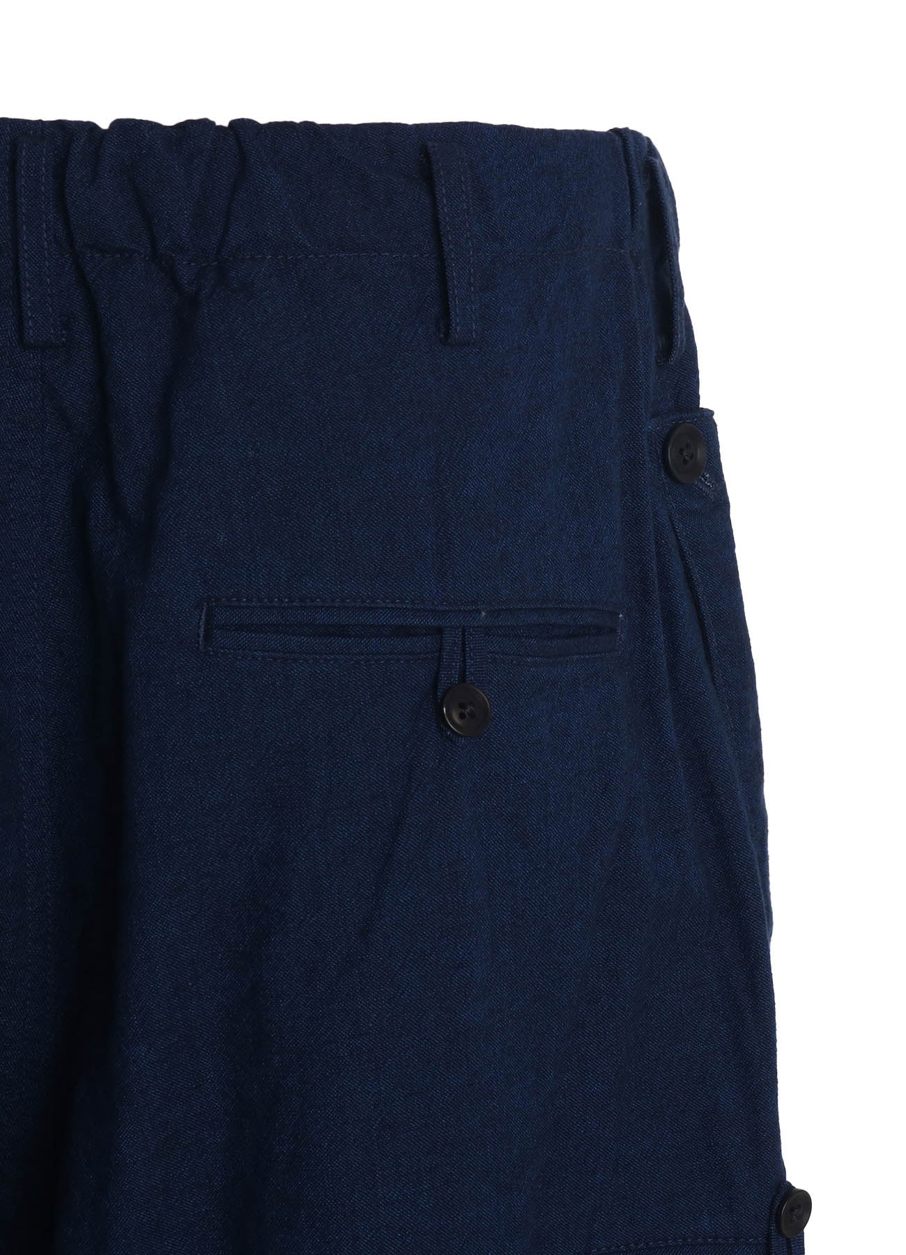 COTTON/LINEN CANVAS SOFRON FOLDABLE POCKET PANTS