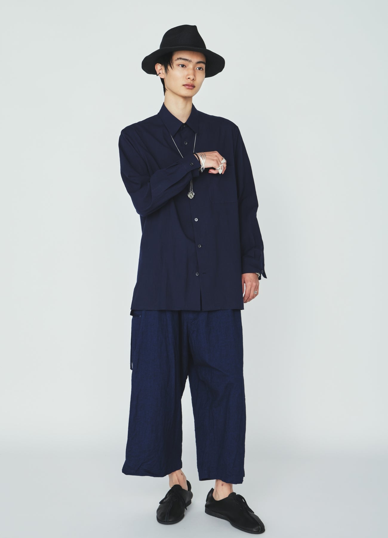 COTTON/LINEN CANVAS SOFRON FOLDABLE POCKET PANTS