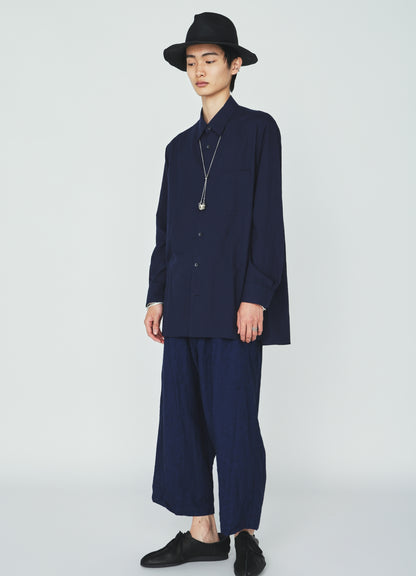 COTTON/LINEN CANVAS SOFRON FOLDABLE POCKET PANTS