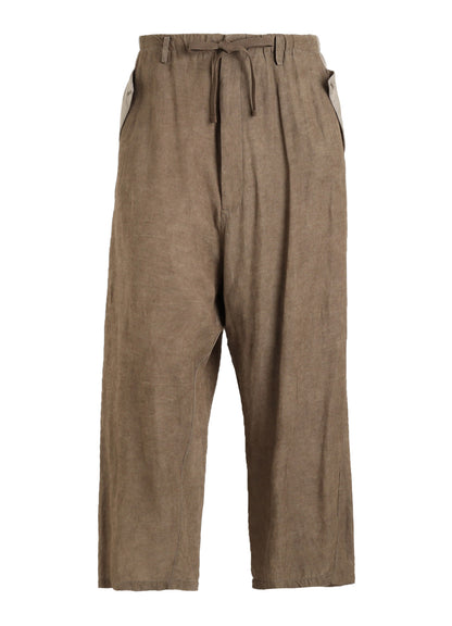VIS/LI TWILL PIGMENT PRINT FOLDABLE POCKET PANTS