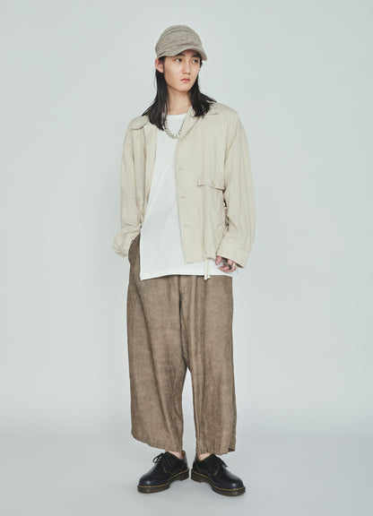 VIS/LI TWILL PIGMENT PRINT FOLDABLE POCKET PANTS