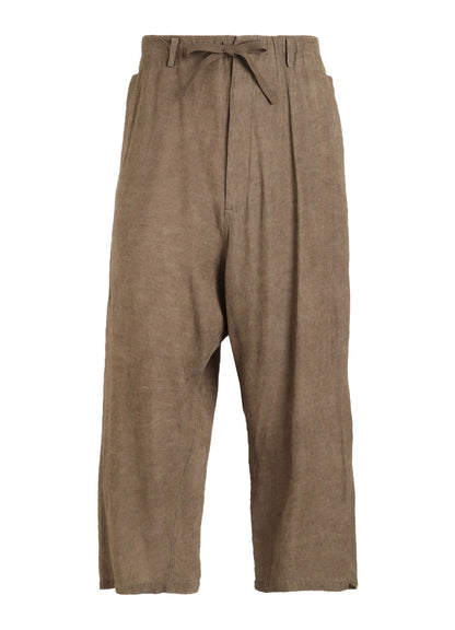 VIS/LI TWILL PIGMENT PRINT FOLDABLE POCKET PANTS