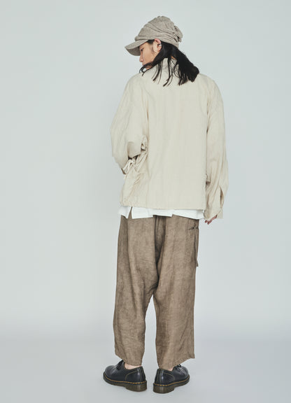 VIS/LI TWILL PIGMENT PRINT FOLDABLE POCKET PANTS