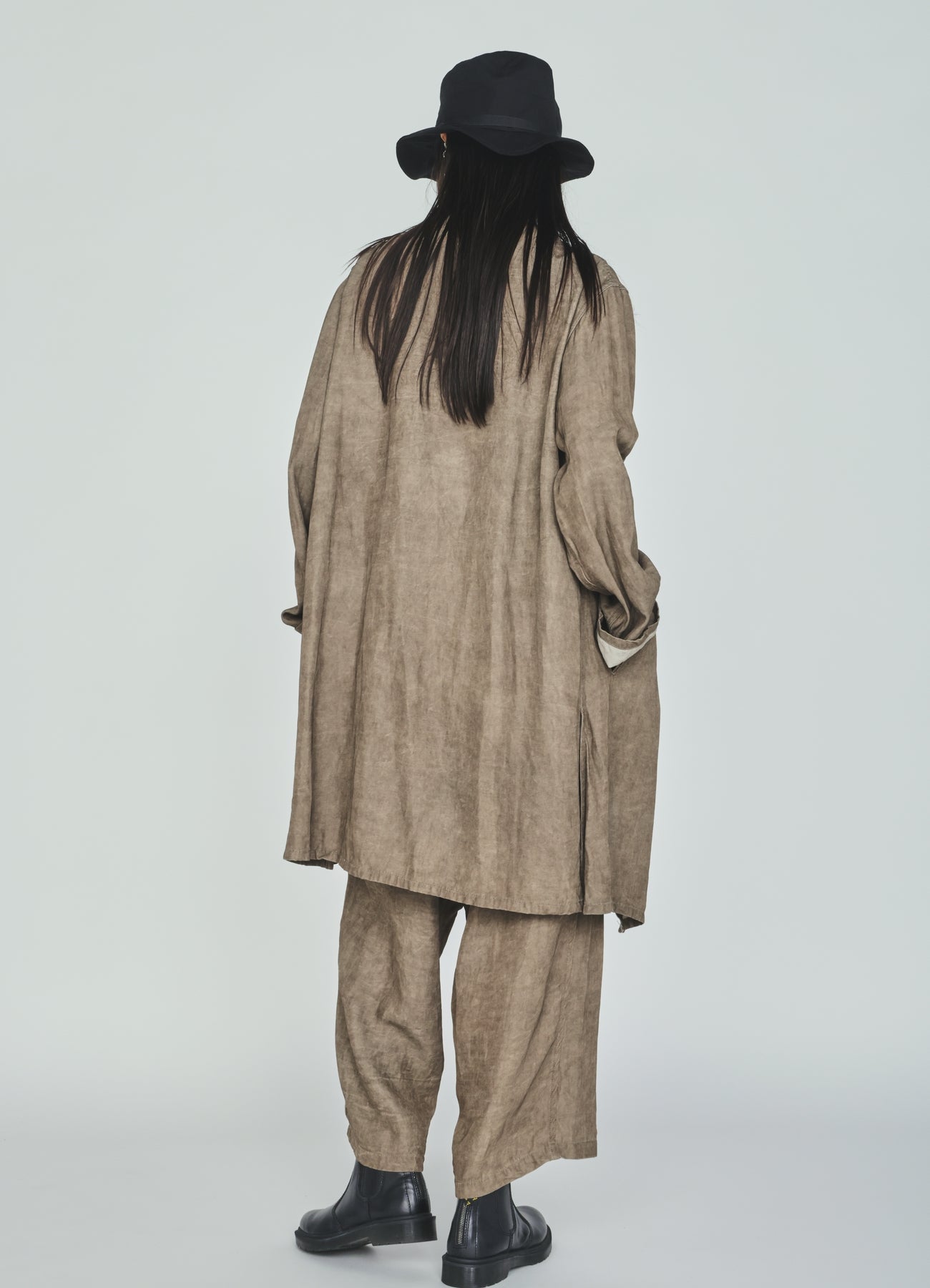 VIS/LI TWILL PIGMENT PRINT FOLDABLE POCKET PANTS