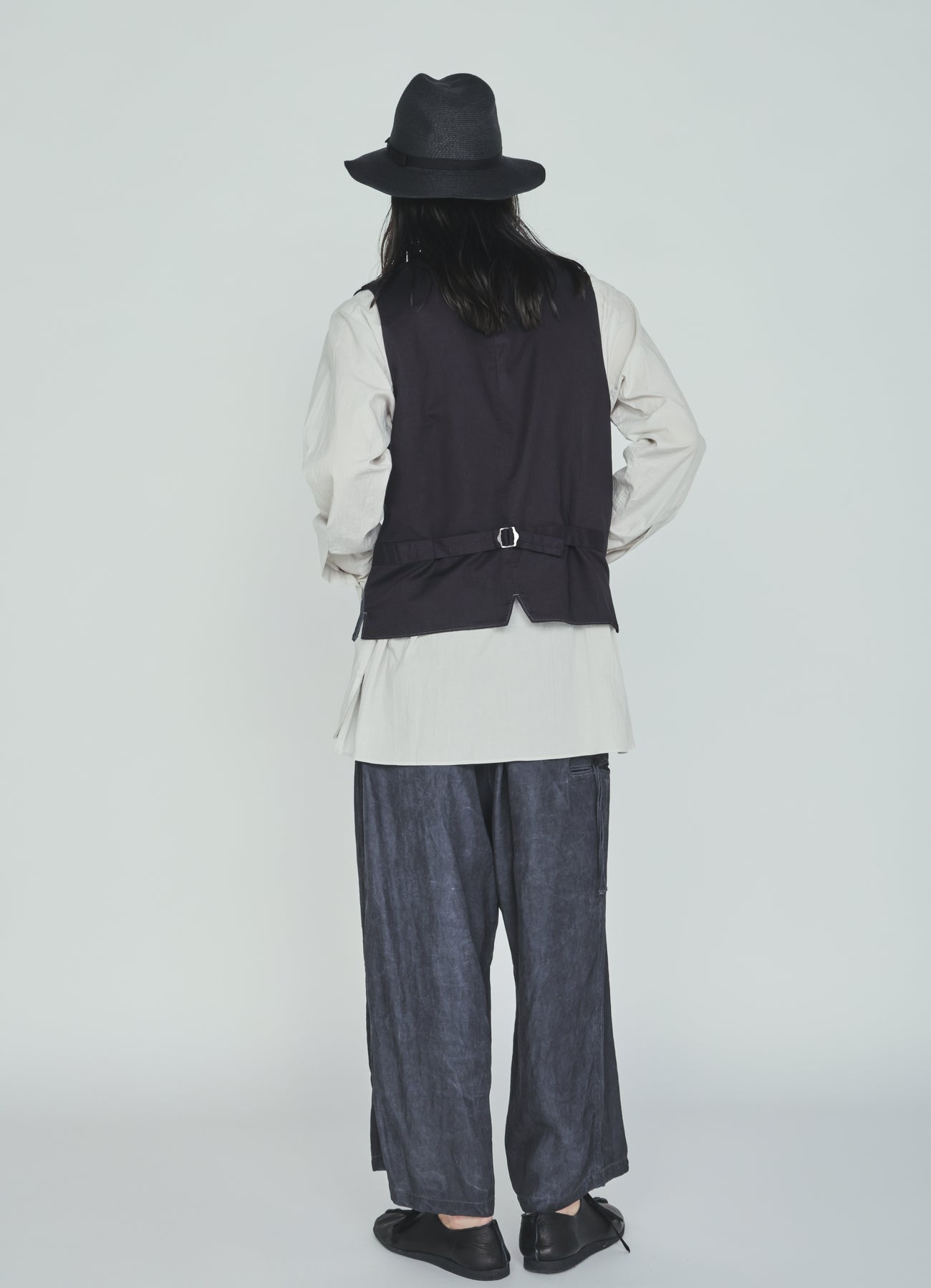 VIS/LI TWILL PIGMENT PRINT FOLDABLE POCKET PANTS