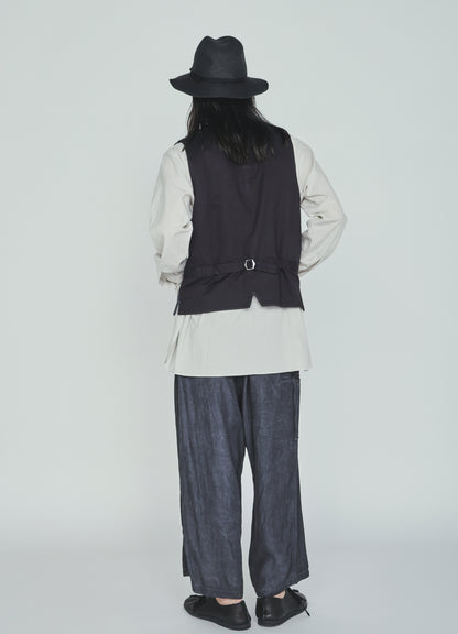 VIS/LI TWILL PIGMENT PRINT FOLDABLE POCKET PANTS