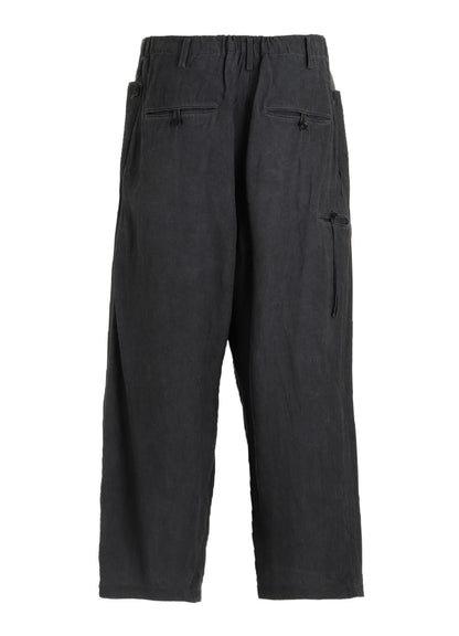VIS/LI TWILL PIGMENT PRINT FOLDABLE POCKET PANTS