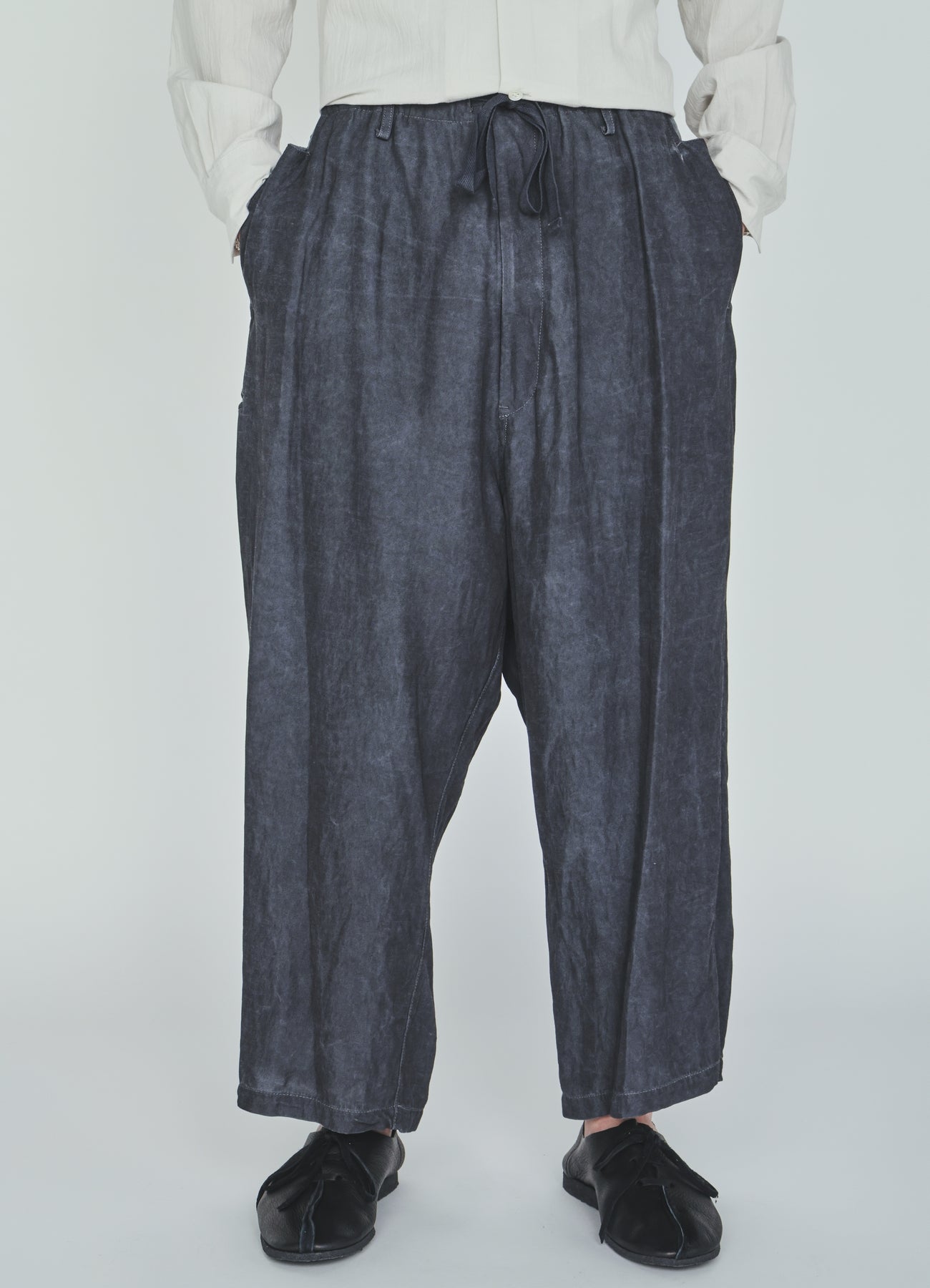 VIS/LI TWILL PIGMENT PRINT FOLDABLE POCKET PANTS