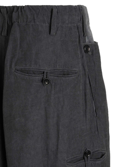 VIS/LI TWILL PIGMENT PRINT FOLDABLE POCKET PANTS