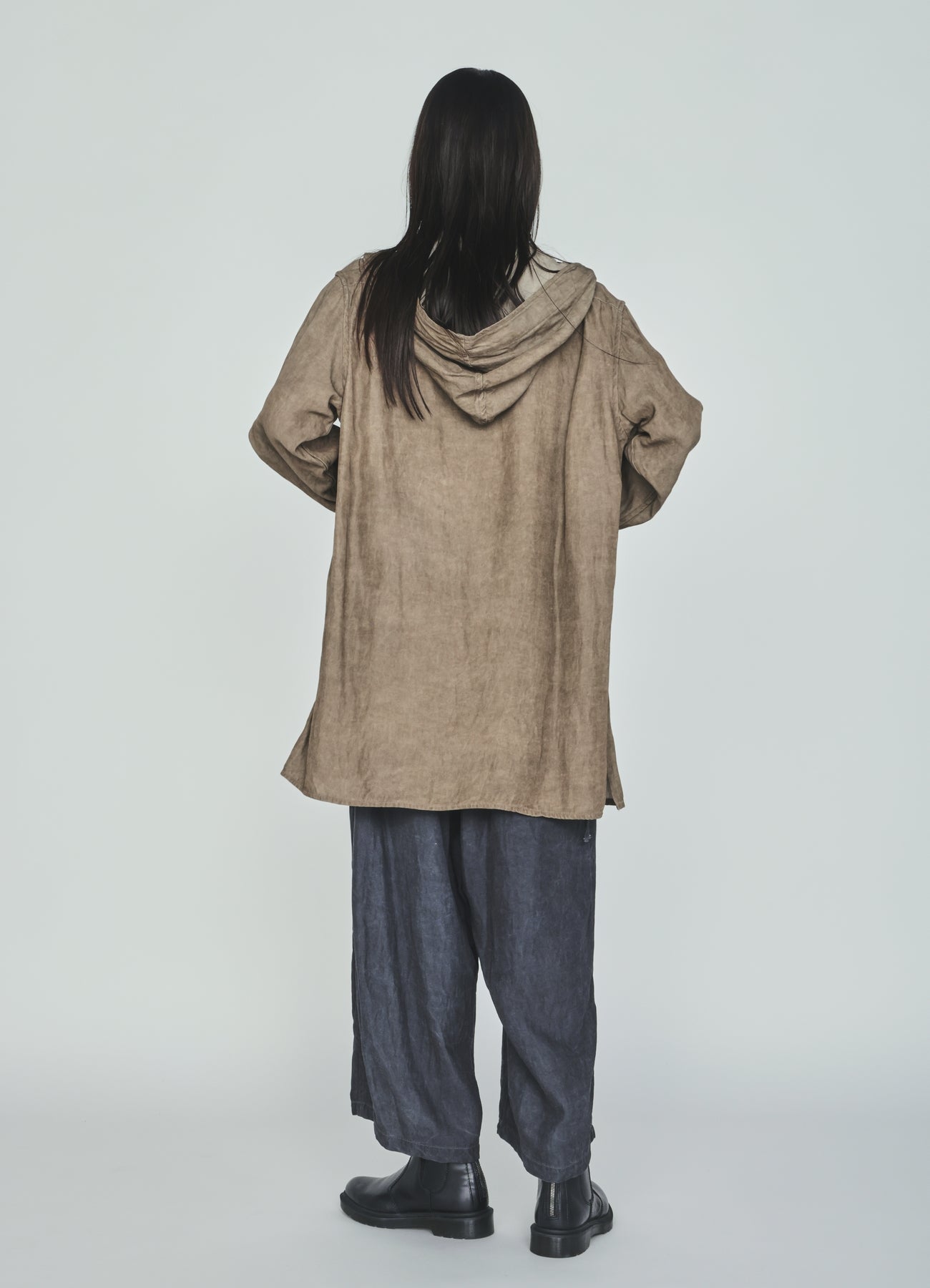 VIS/LI TWILL PIGMENT PRINT FOLDABLE POCKET PANTS