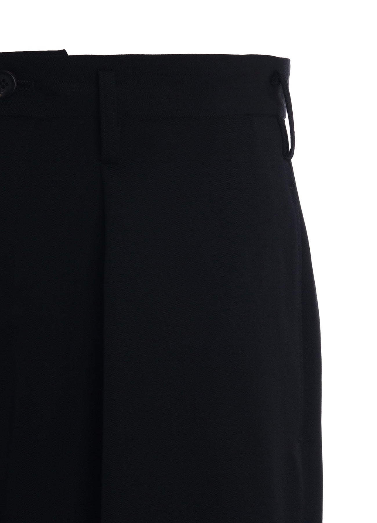 WASHER WOOL GABARDINE CINCH BACK BAGGY PANTS – THE SHOP YOHJI YAMAMOTO