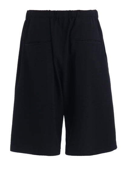 WASHER WOOL GABARDINE WRAP HALF PANTS