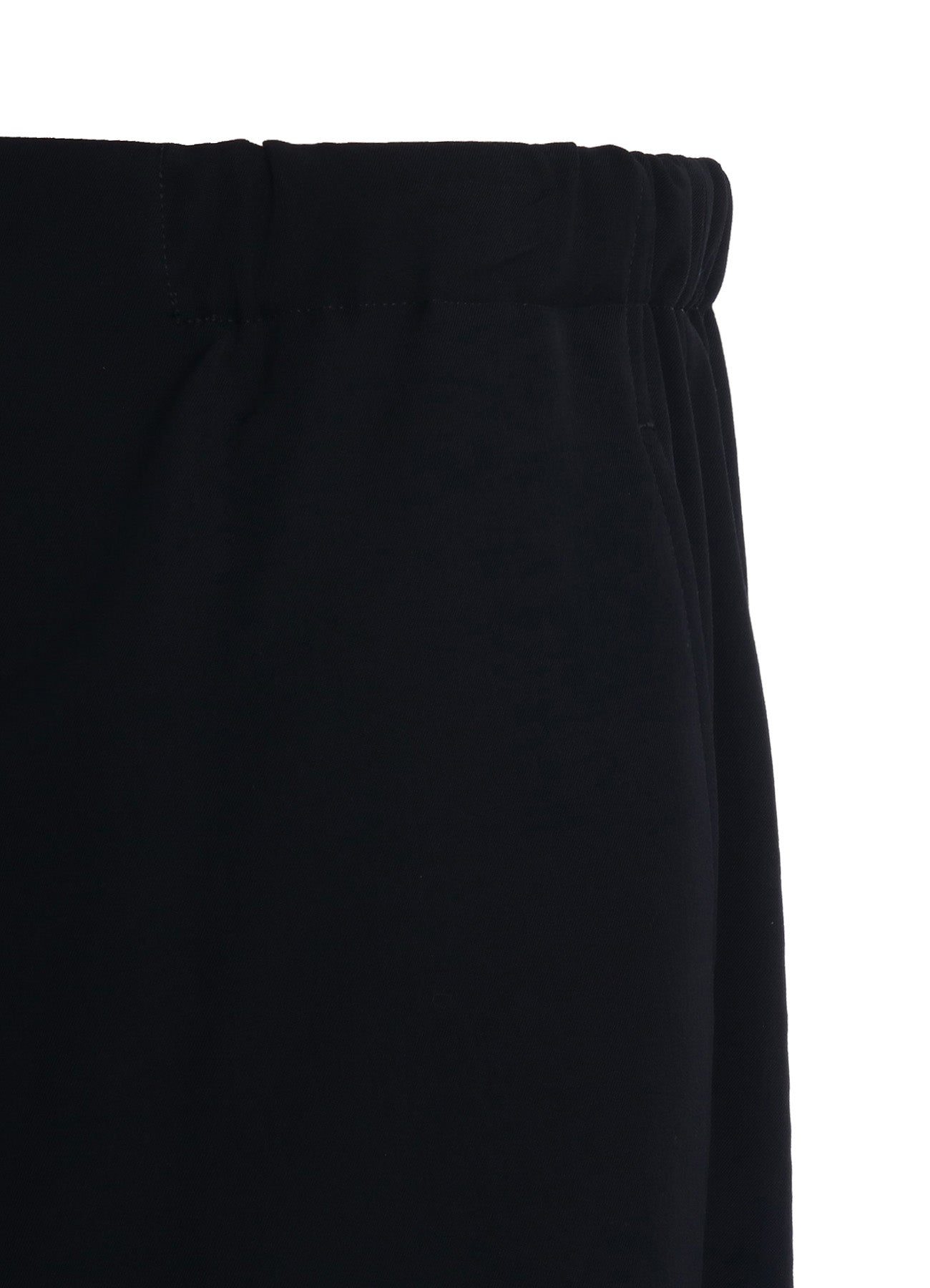 WASHER WOOL GABARDINE WRAP HALF PANTS