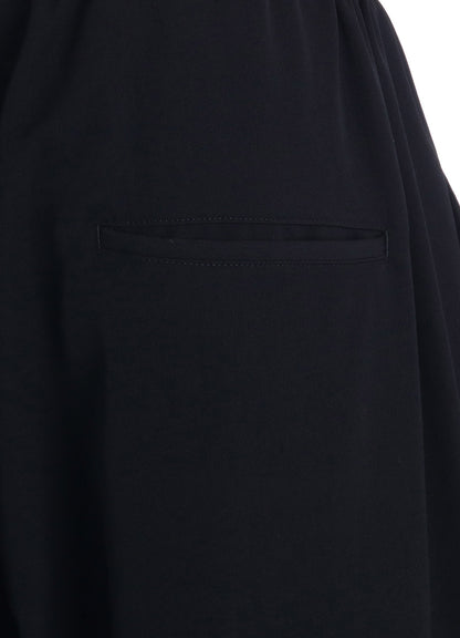 WASHER WOOL GABARDINE WRAP HALF PANTS