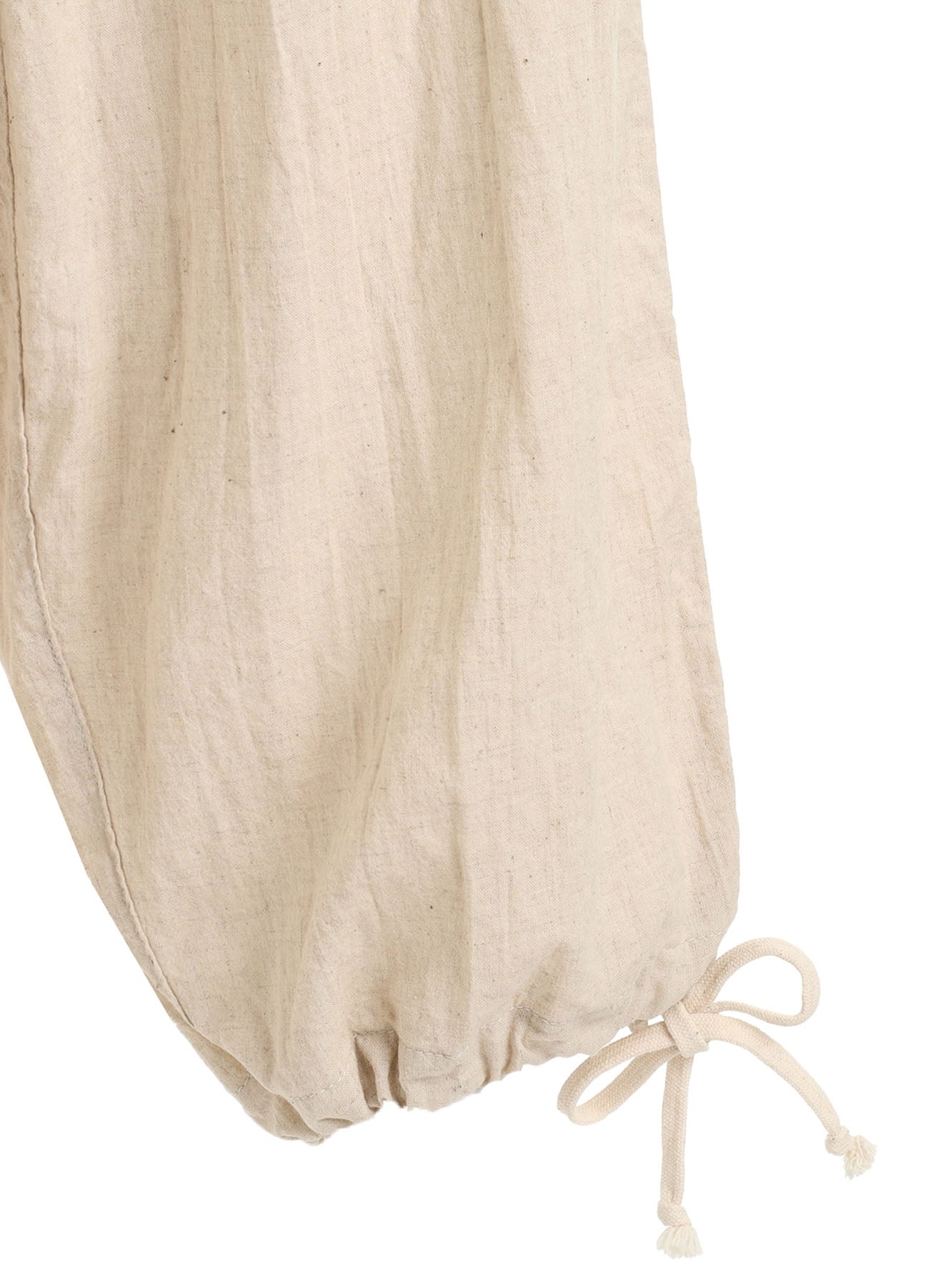 Cotton-Linen Poplin CARGO PANTS