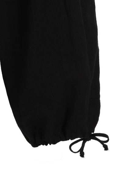 Cotton-Linen Poplin CARGO PANTS