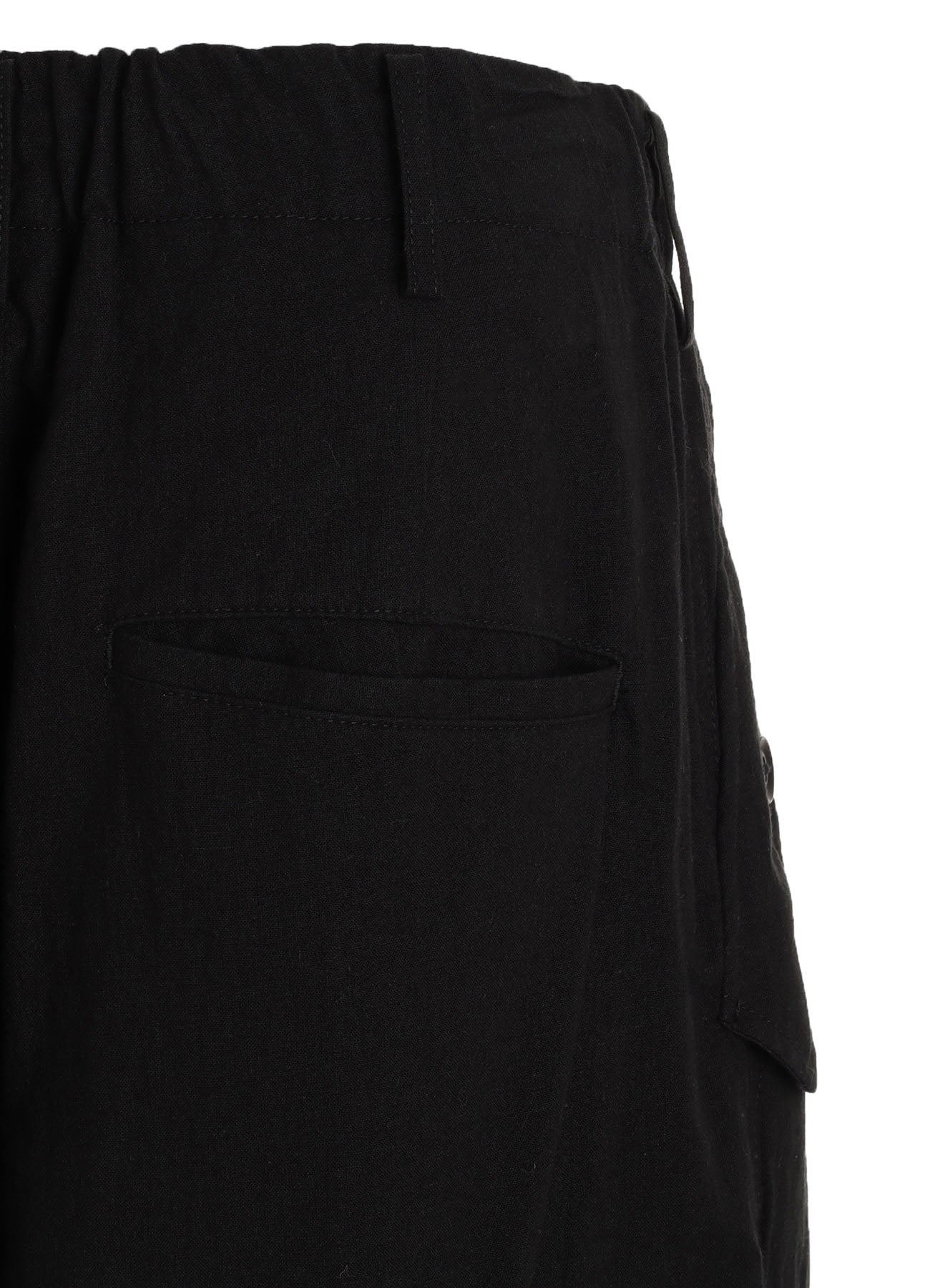 Cotton-Linen Poplin CARGO PANTS