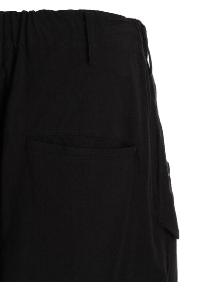 Cotton-Linen Poplin CARGO PANTS