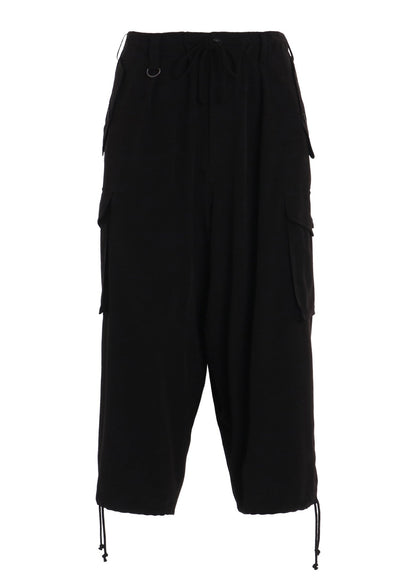 CREPE de CHINE CARGO PANTS