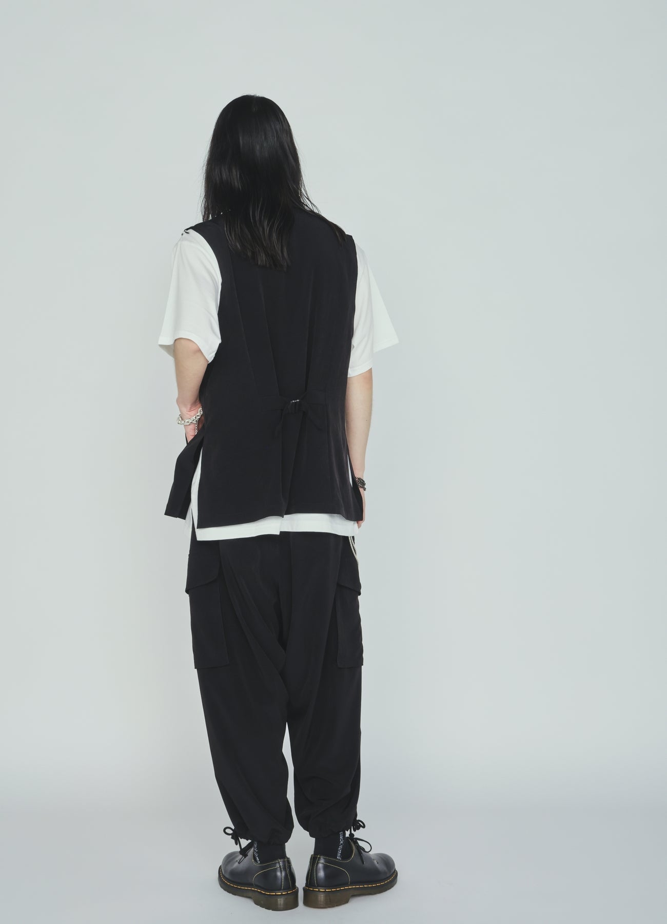 CREPE de CHINE CARGO PANTS