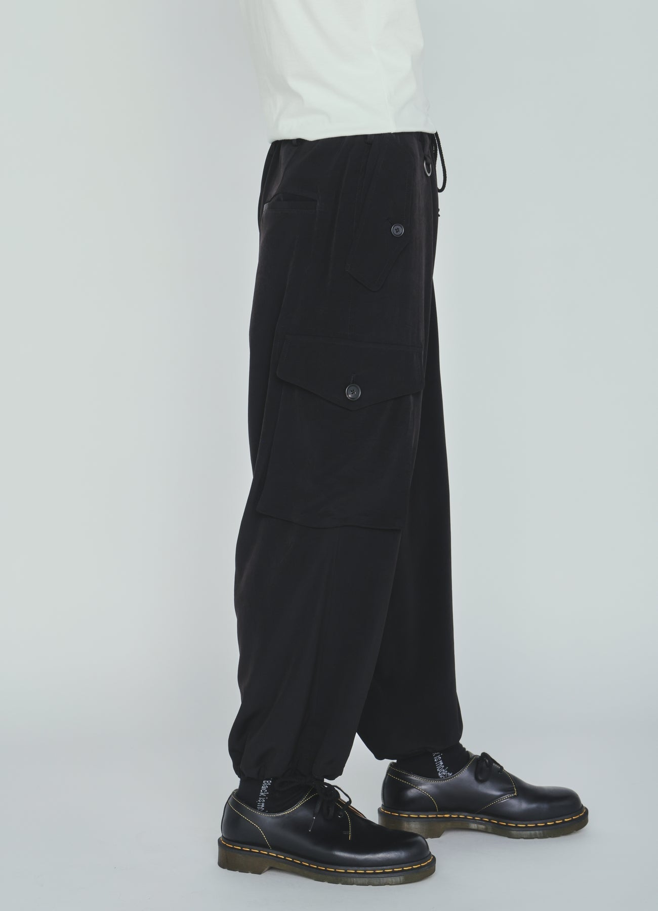CREPE de CHINE CARGO PANTS