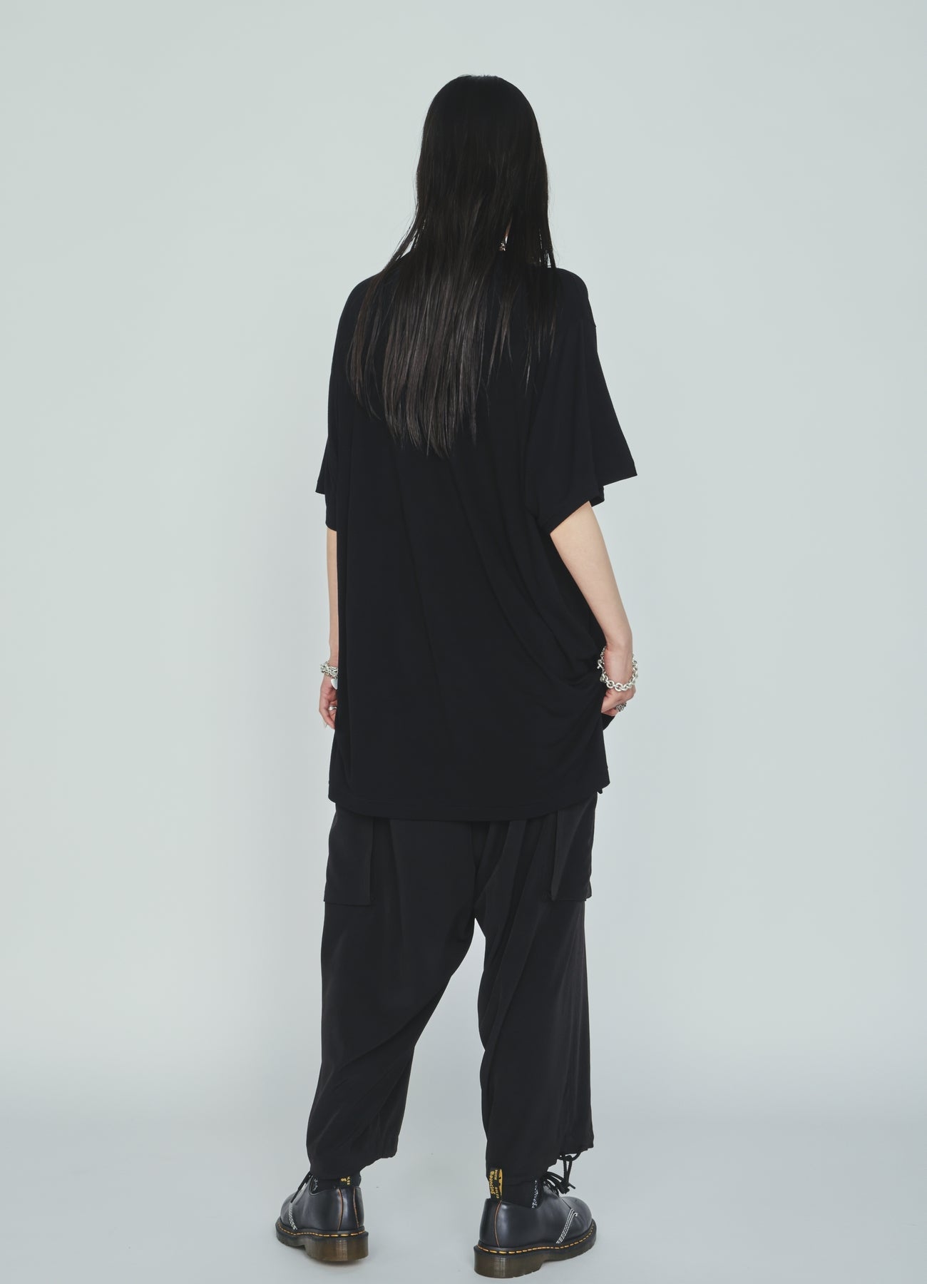CREPE de CHINE CARGO PANTS