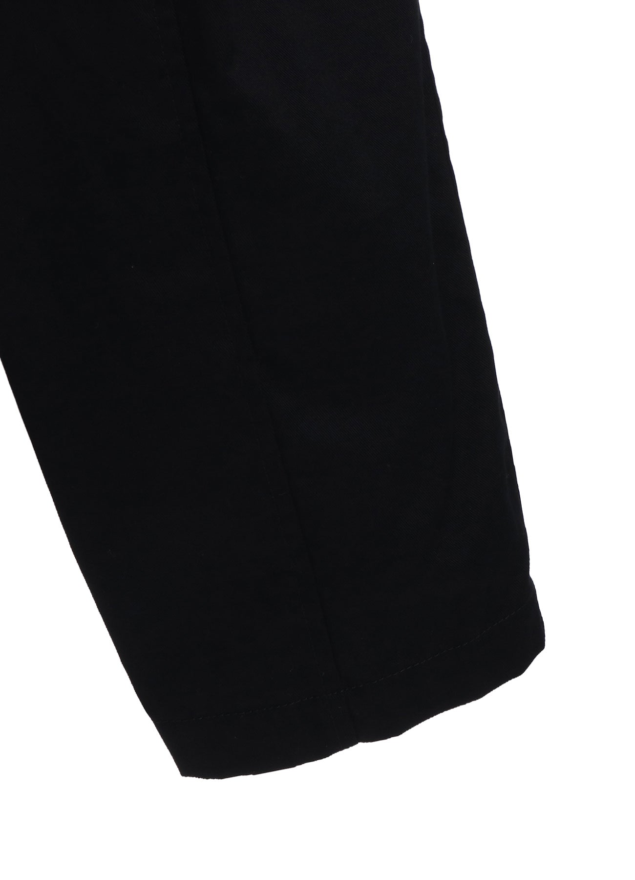 PRINTED PATCHWORK COTTON TWILL 2-TUCK PANTS