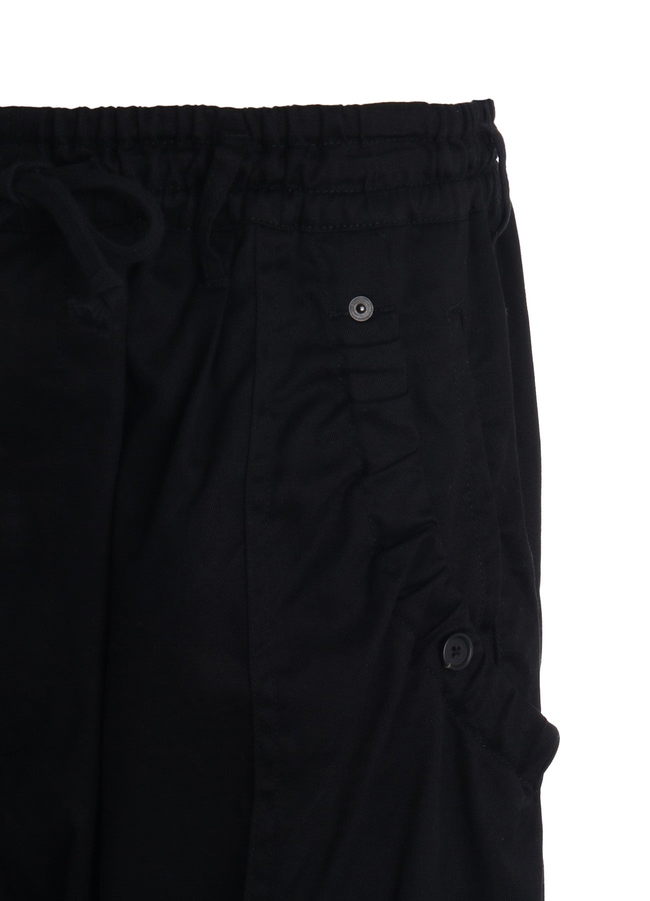 COTTON TWILL GATHERED POCKET SHORT PANTS – THE SHOP YOHJI YAMAMOTO