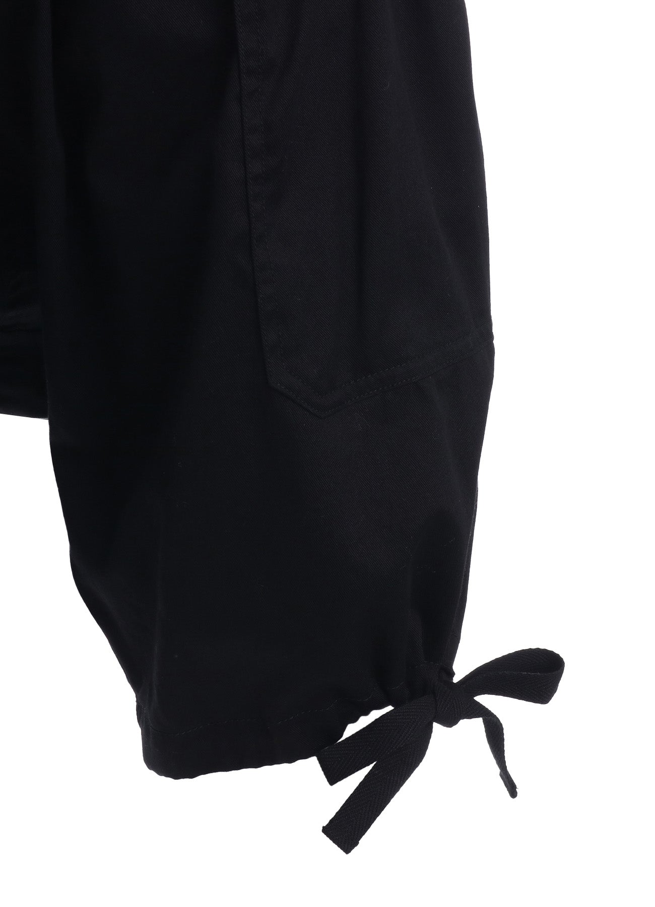 COTTON TWILL GATHERED POCKET SHORT PANTS – THE SHOP YOHJI YAMAMOTO