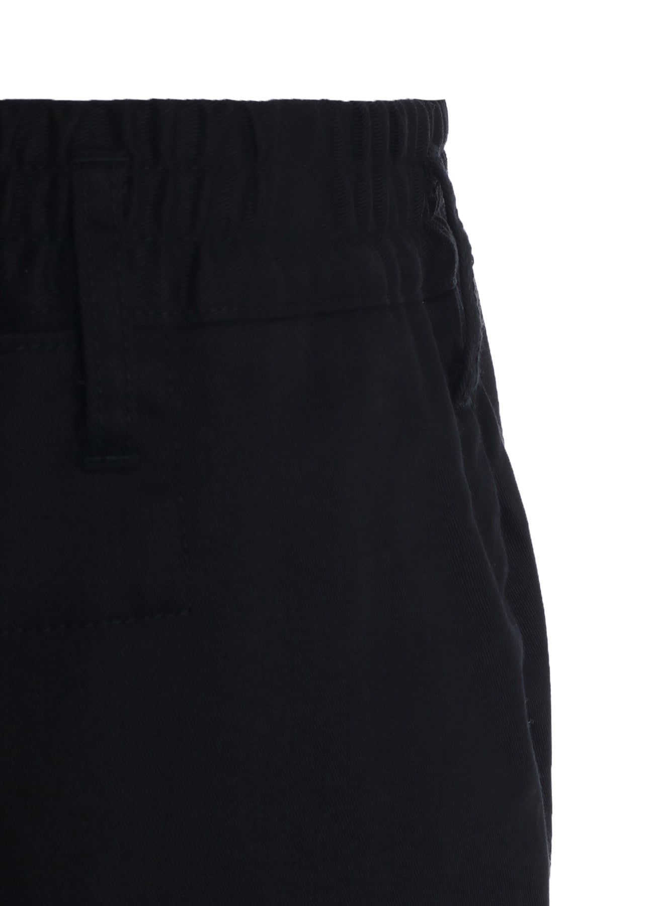 COTTON TWILL GATHERED POCKET WRAP PANTS – THE SHOP YOHJI YAMAMOTO