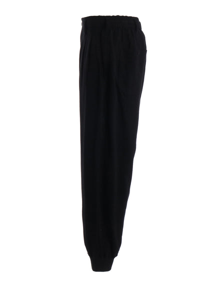 40/1 COTTON GAUZE FLEECE TWO-TUCK JOGGER PANTS