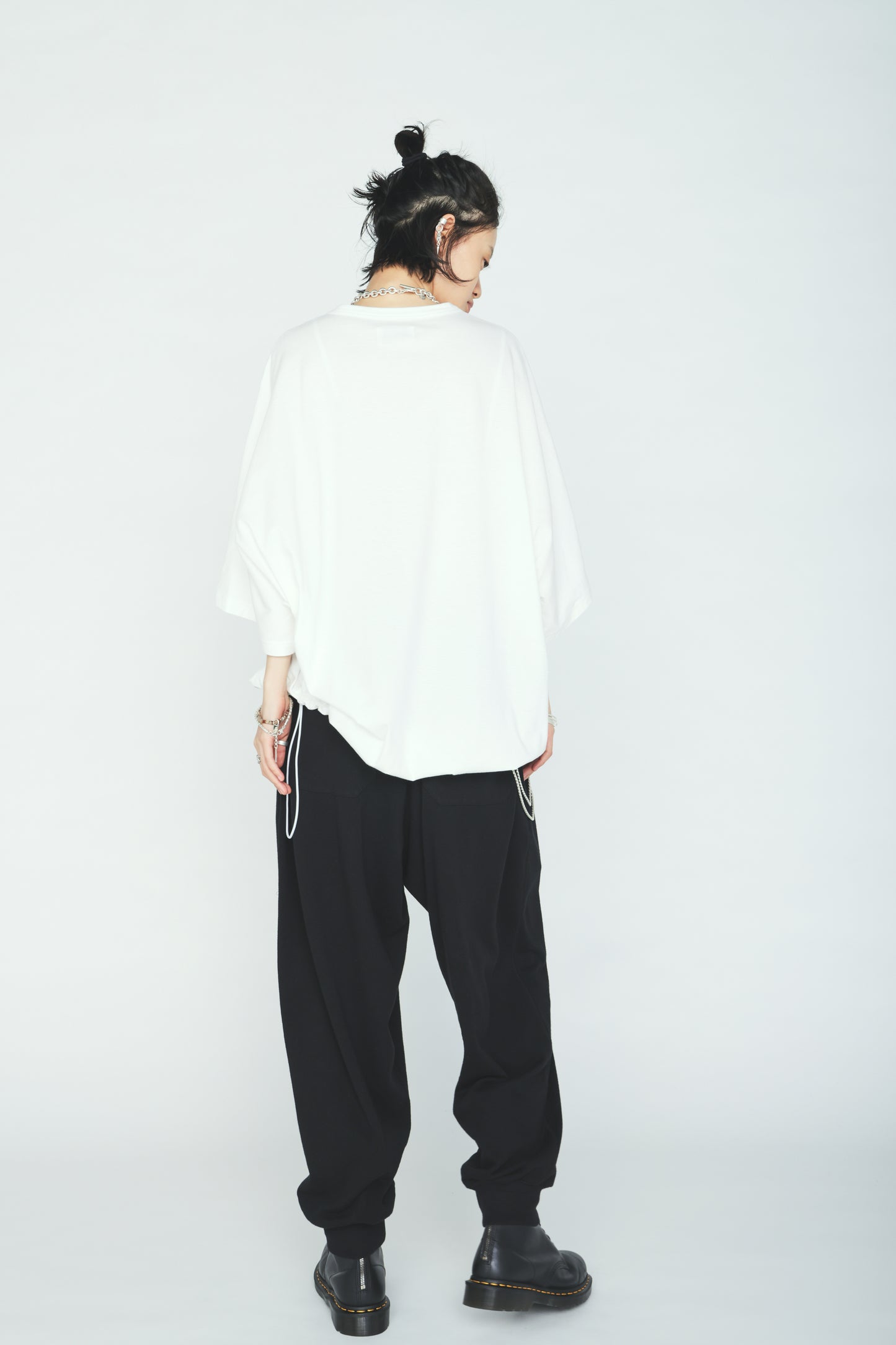40/1 COTTON GAUZE FLEECE TWO-TUCK JOGGER PANTS
