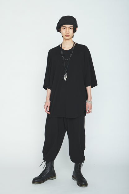 40/1 COTTON GAUZE FLEECE TWO-TUCK JOGGER PANTS